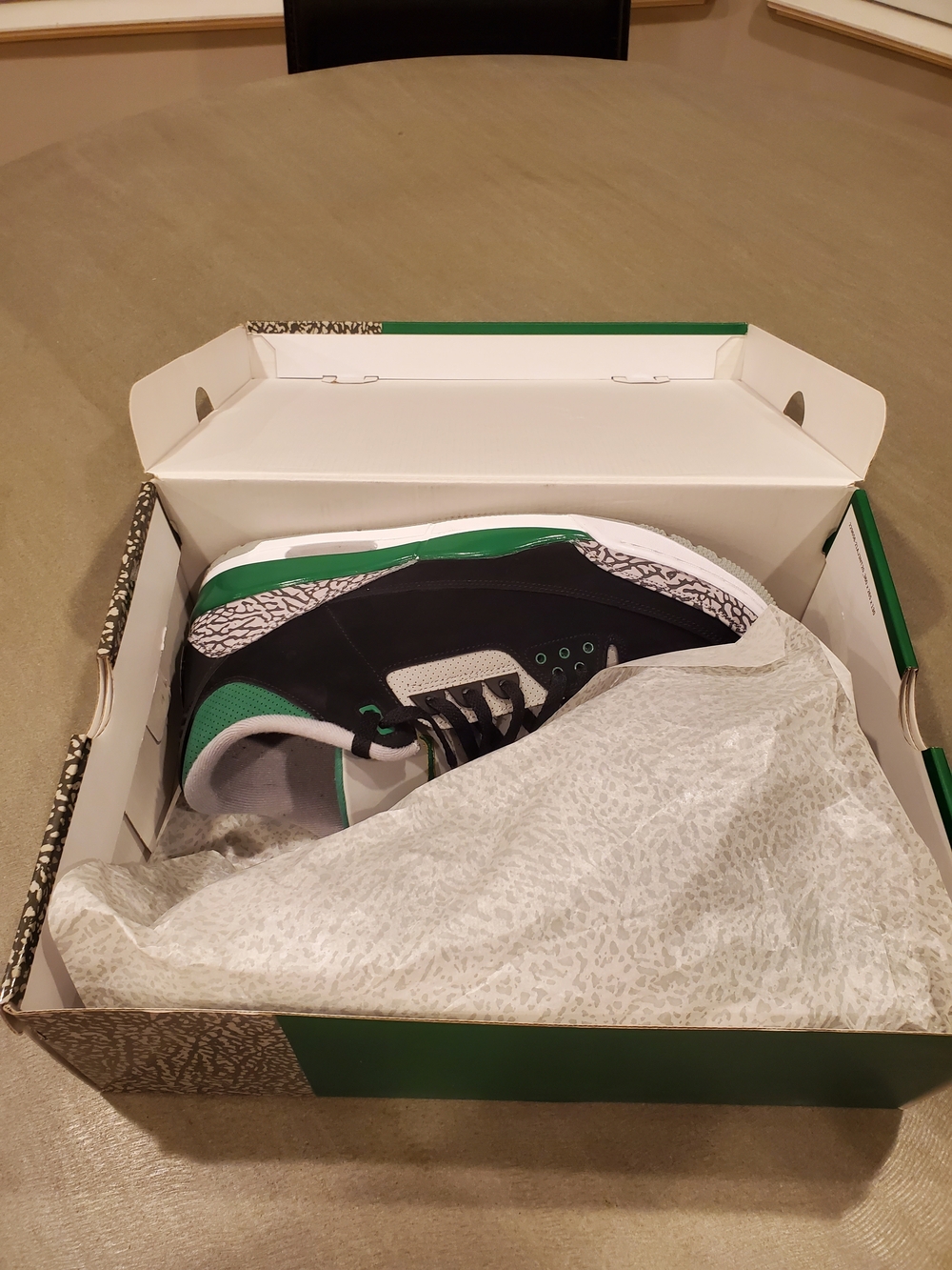 Jordan 3 Pine Green - Picture 11 of 12